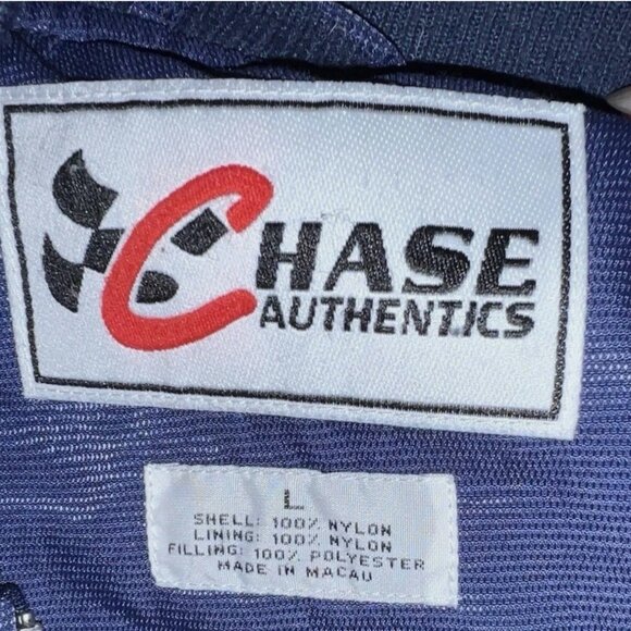 VTG Mark Martin Jacket NASCAR Valvoline Chase Auth. Large Y2K 90s Racing Bomber - Picture 7 of 7